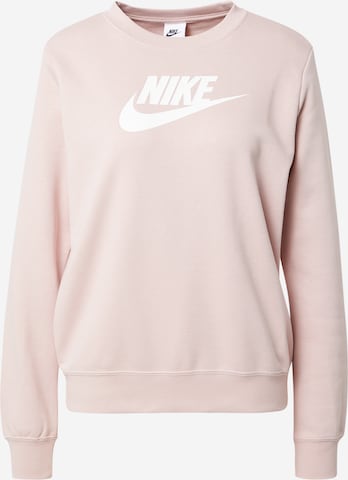 Sweat-shirt Nike Sportswear en rose : devant