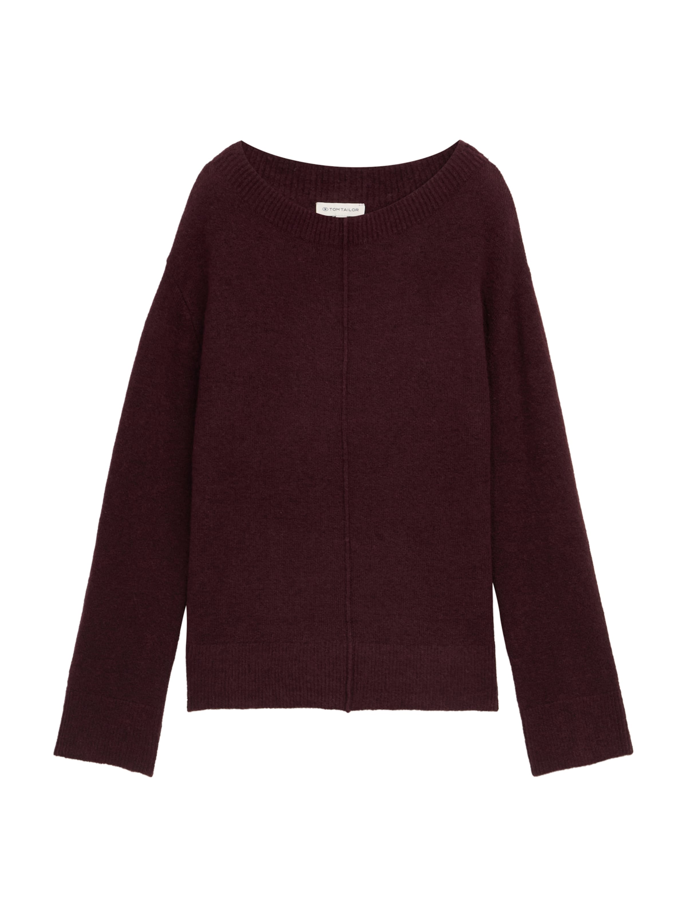 Pull-over TOM TAILOR en rouge : devant
