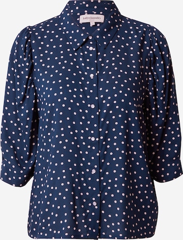 Lollys Laundry Blouse 'Bono' in Blue: front