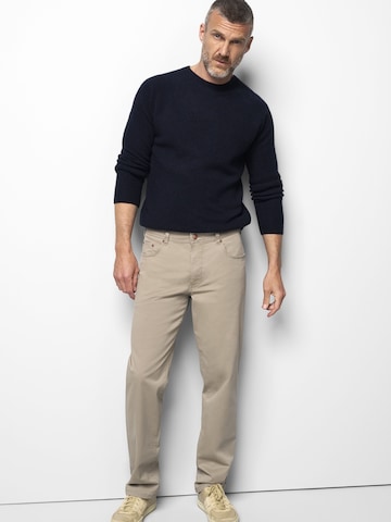 MEYER Regular Chino Pants 'M5 Six 9-6001' in Beige