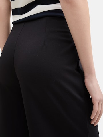 Wide Leg Pantalon TOM TAILOR DENIM en noir