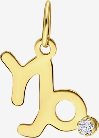 Lucardi Pendant in Gold: front