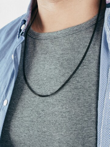 Akitsune Necklace 'Fibra' in Black