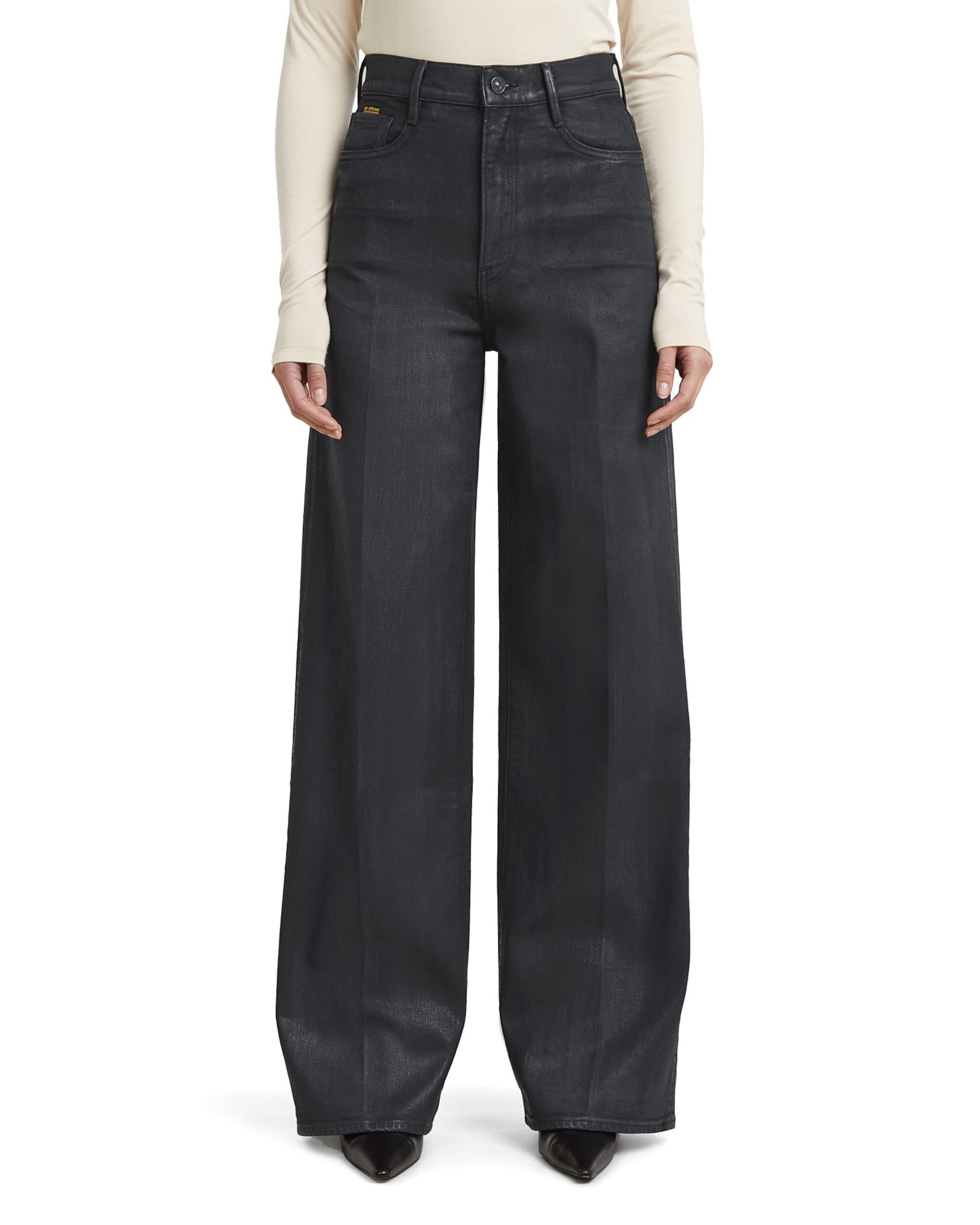 G-STAR Loosefit Jeans in Schwarz: Vorderseite