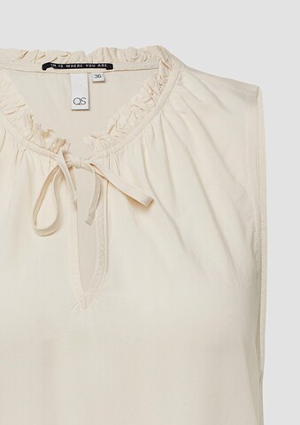 QS Blusentop in Beige