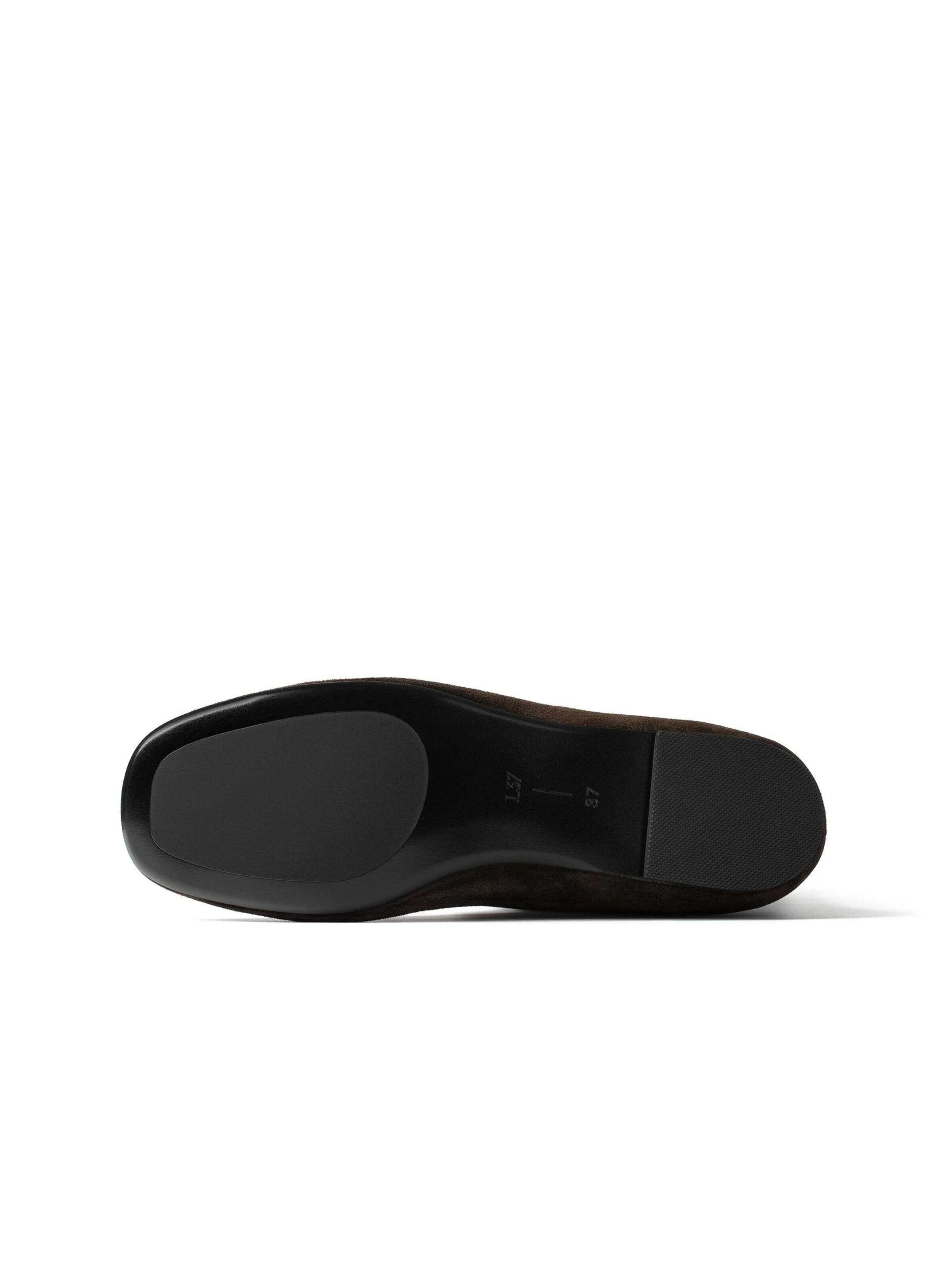 L37 HANDMADE SHOES Škornji 'LEAVES ON THE GROUND' | rjava barva