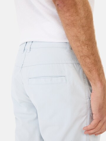 CAMEL ACTIVE Regular Chinoshorts aus Baumwolle mit Stretch in Blau