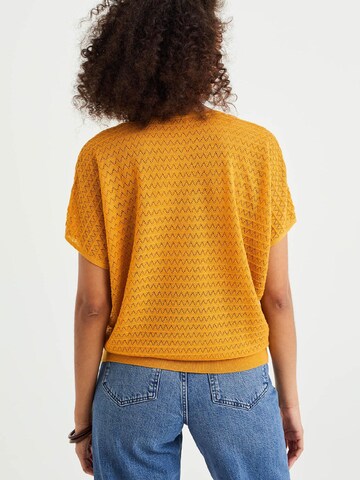 Pull-over WE Fashion en jaune