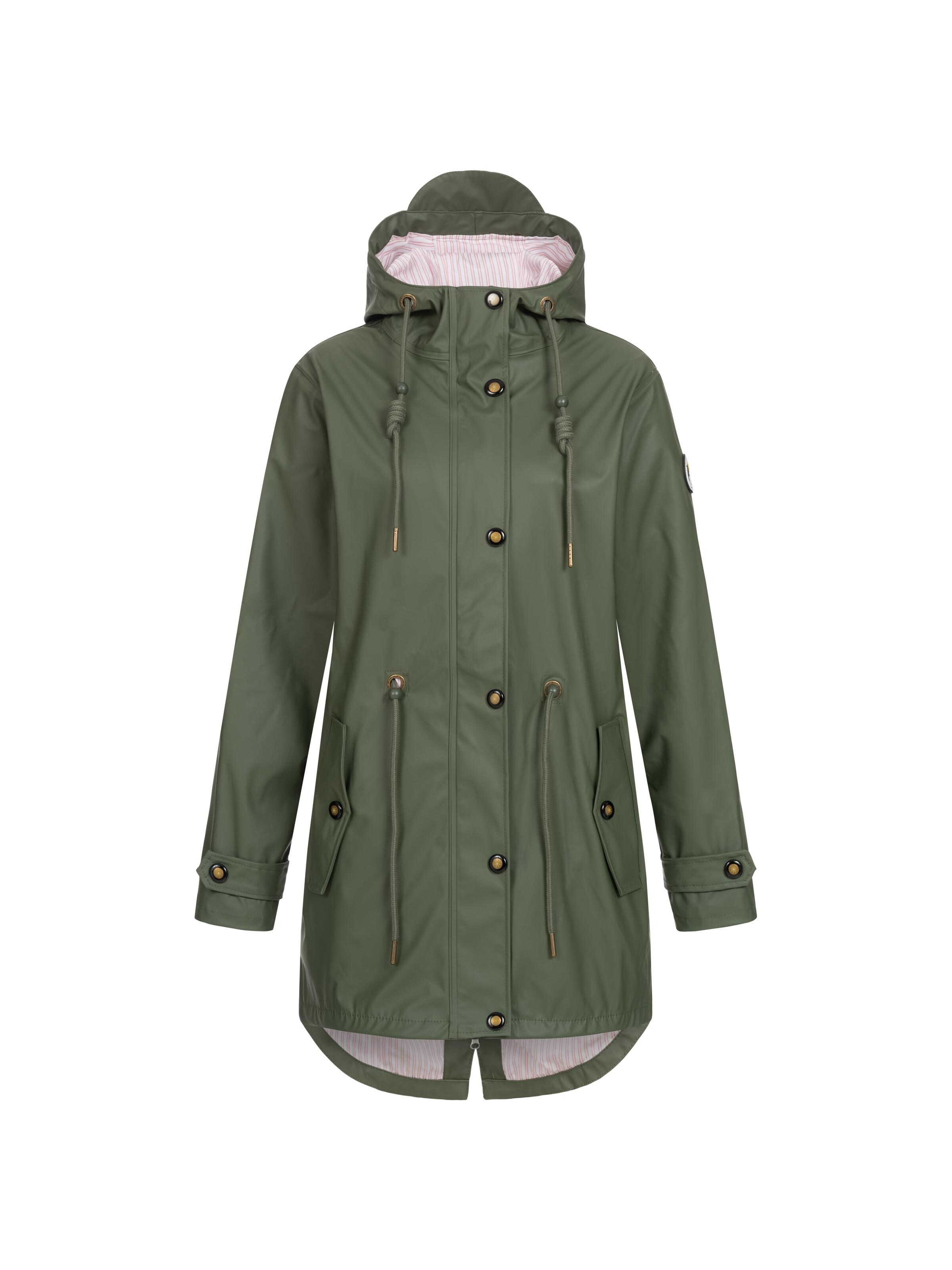 ankerglut Funktionsmantel 'Friesennerz ankerglutliebe WMN'‌ in Grün