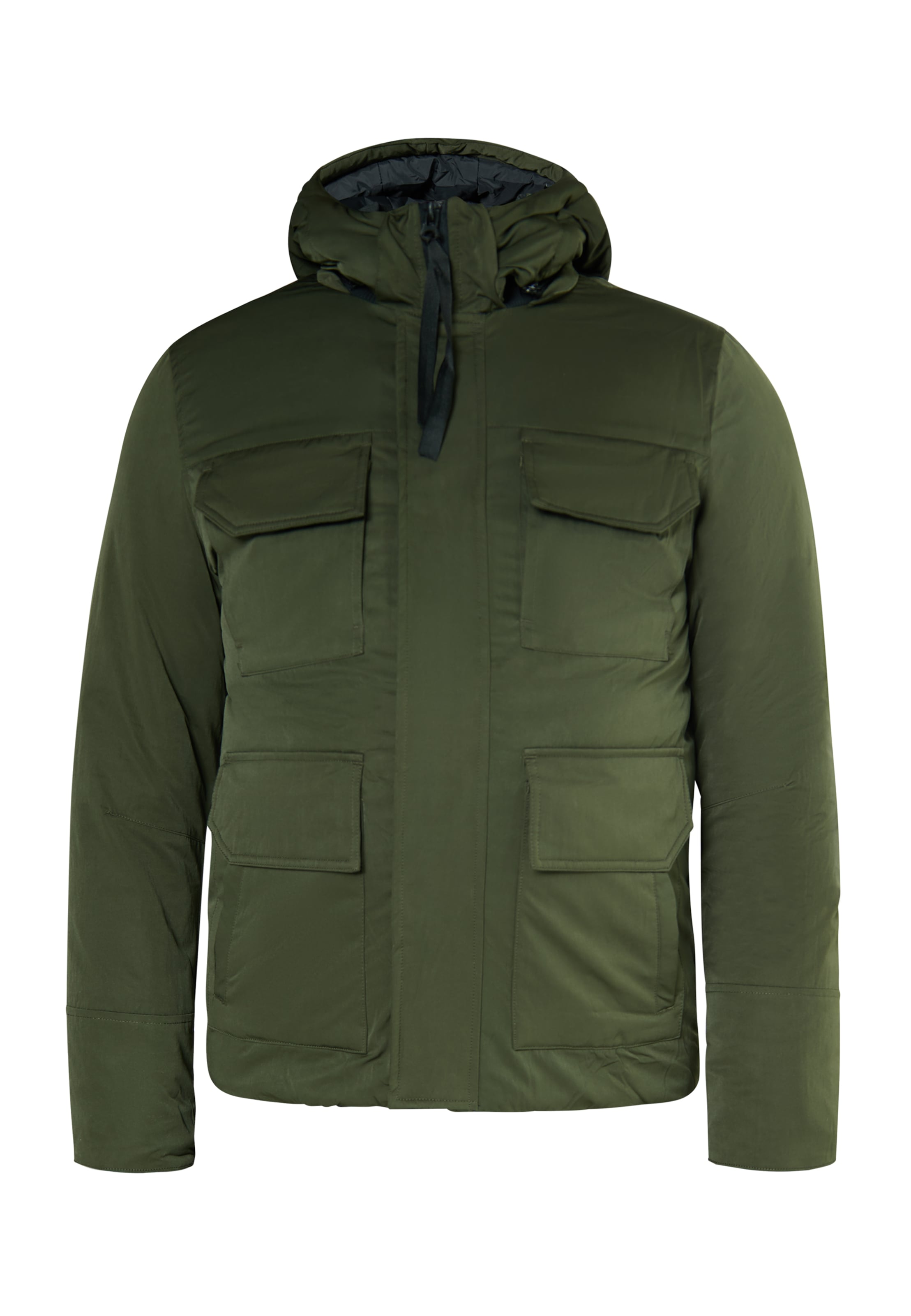 ICEBOUND Функционално яке 'askully' в зелено: отпред