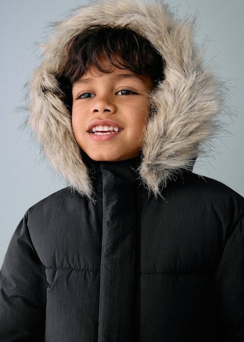 MANGO KIDS Jacke in Schwarz