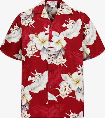 Pacific Legend Regular fit Overhemd 'Enzian' in Rood: voorkant