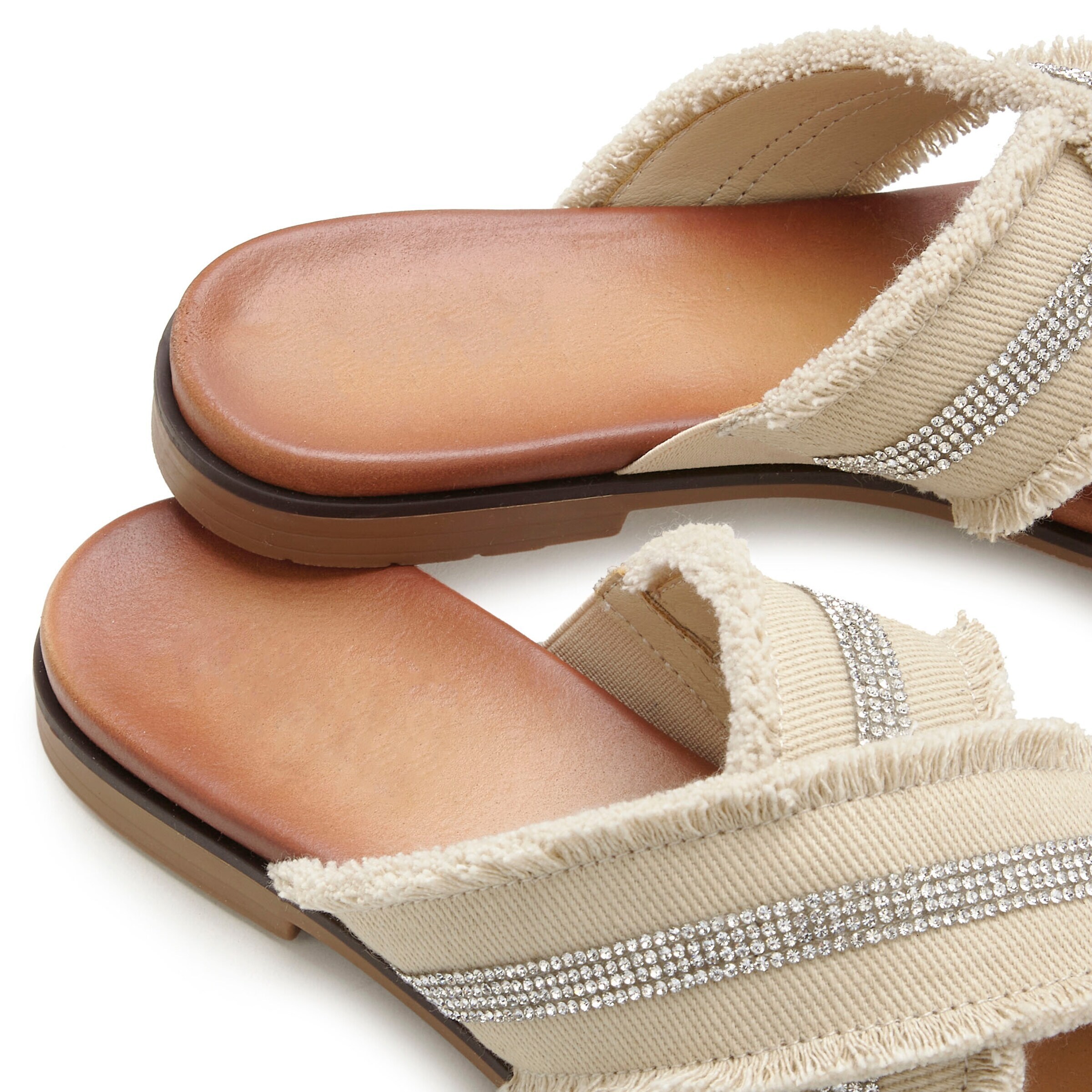 VIVANCE Mules in Beige