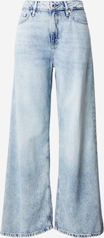 GUESS - Pierna ancha Vaquero 'BELLFLOWER' en azul: frente