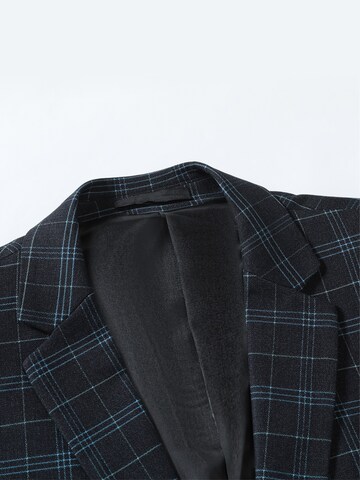 YOUTHUP Slim fit Suit 'Karo' in Black