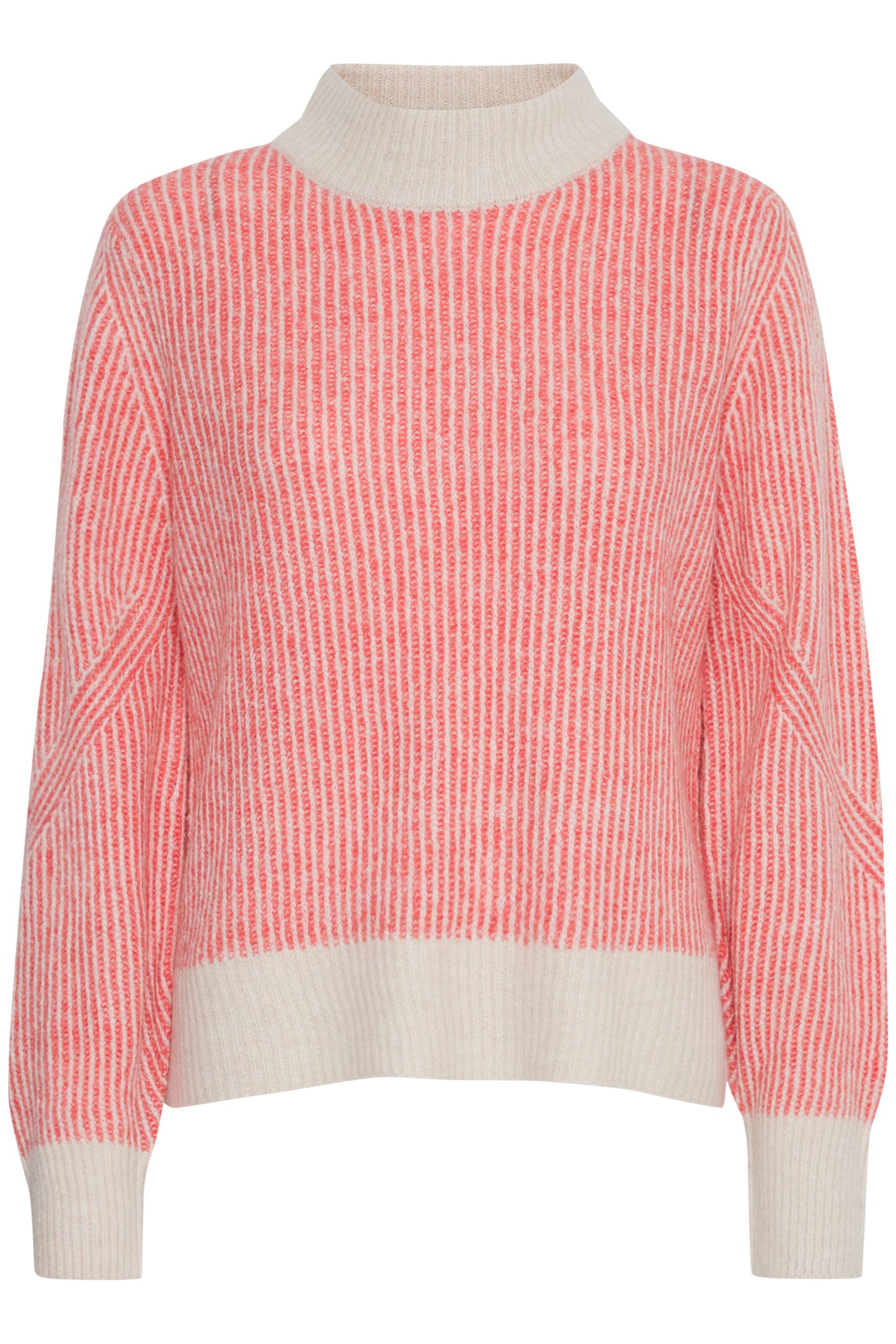 Pull-over 'Kamara' ICHI en rouge : devant