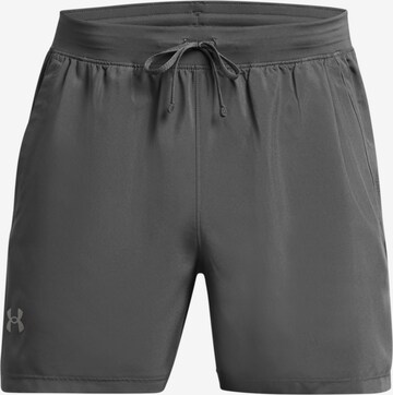 UNDER ARMOUR Regular Workout Pants in Grey: front