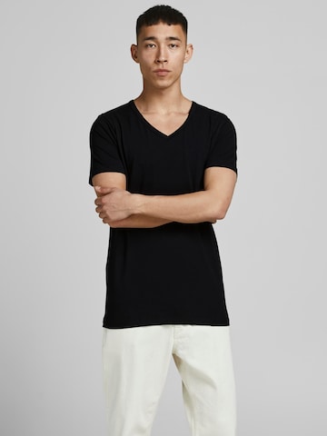 JACK & JONES Shirt in Black: front