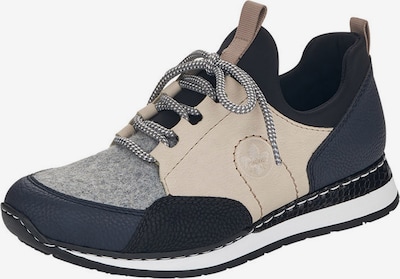 RIEKER Platform trainers in Beige / Dark blue / Light grey / Black, Item view