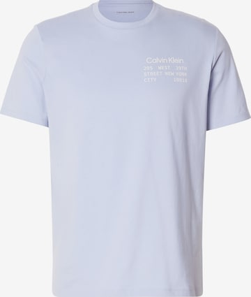 Maglietta di Calvin Klein Jeans in lilla: frontale