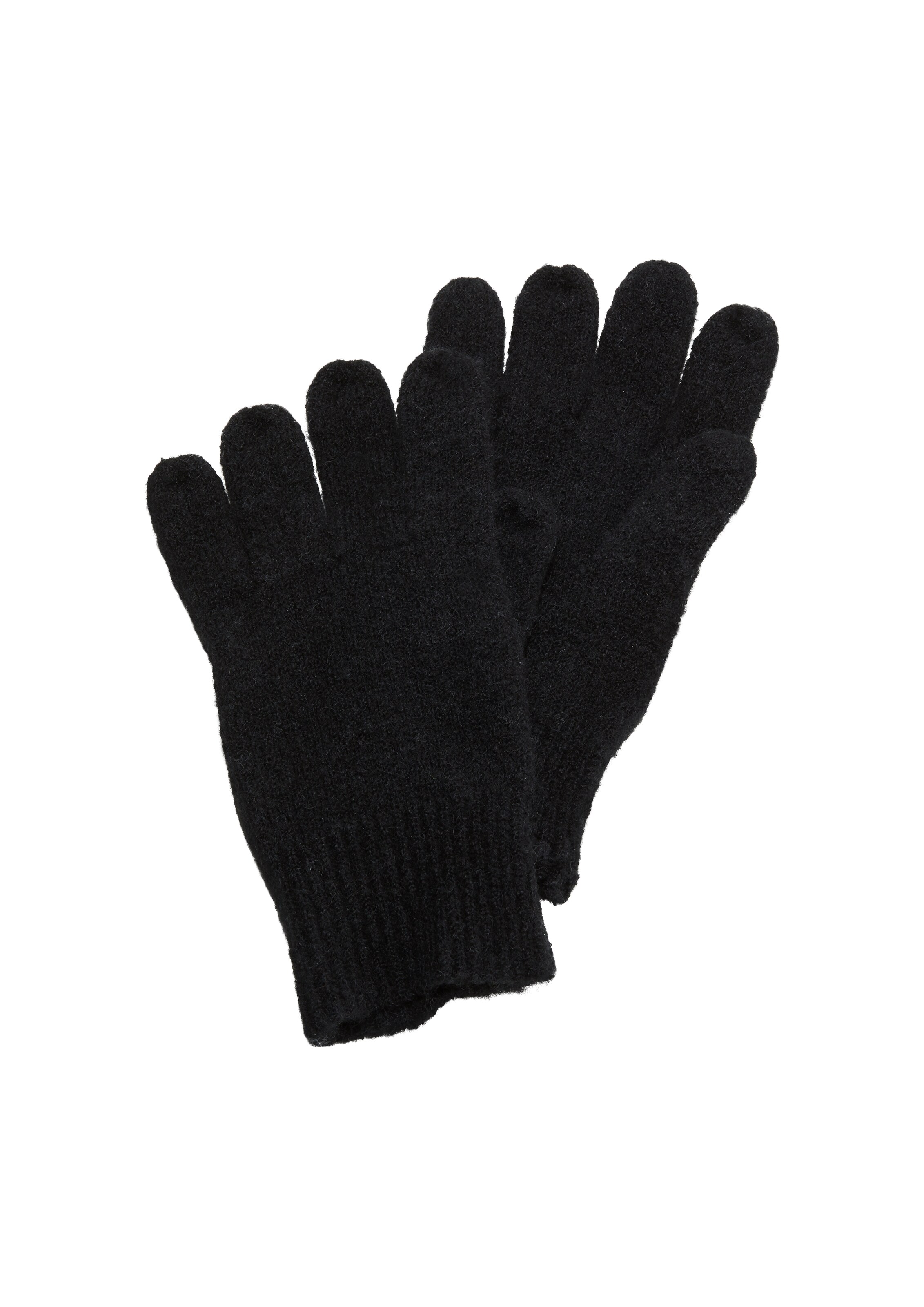 Gants s.Oliver BLACK LABEL en noir : devant