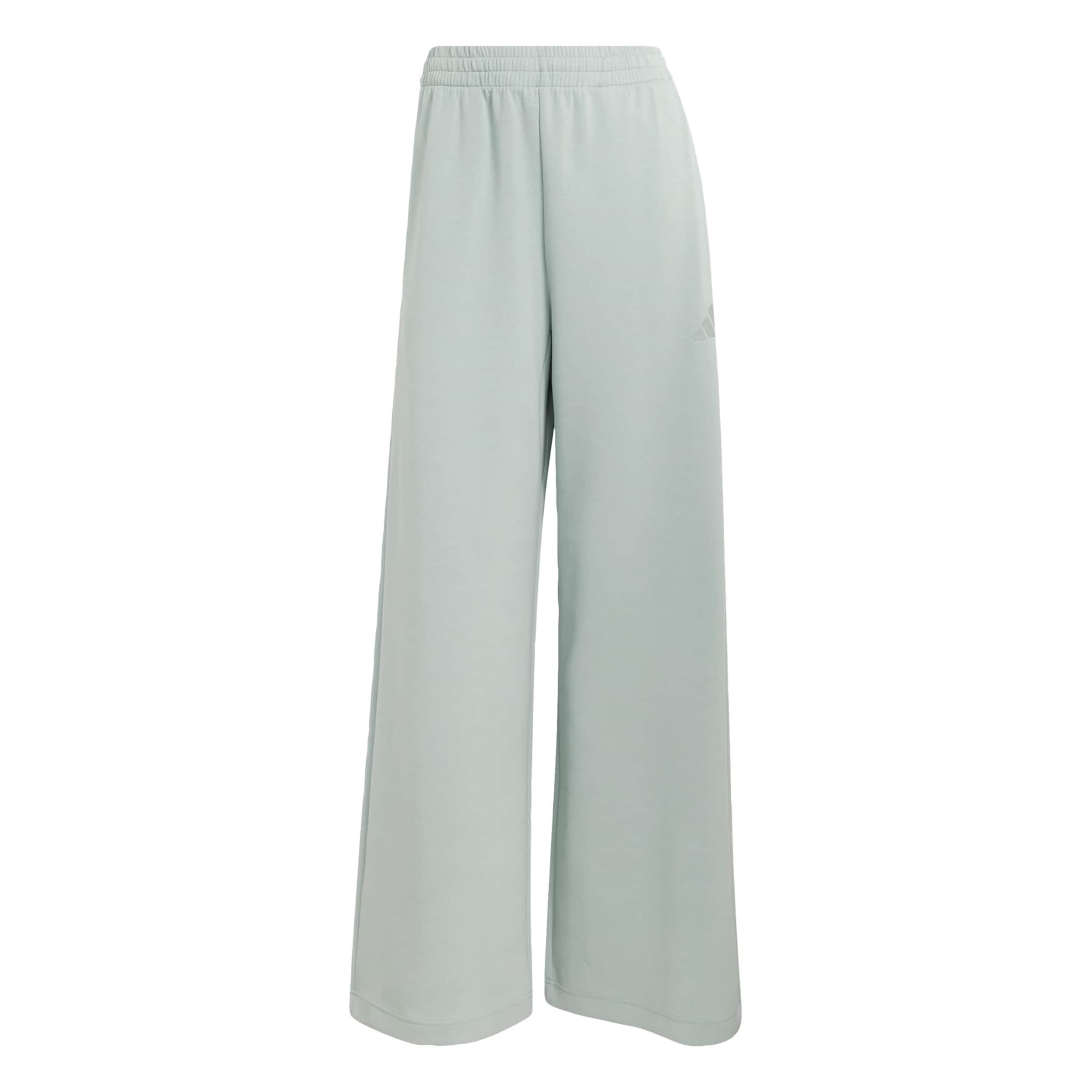 ADIDAS SPORTSWEAR Wide leg Sports trousers in Green: front
