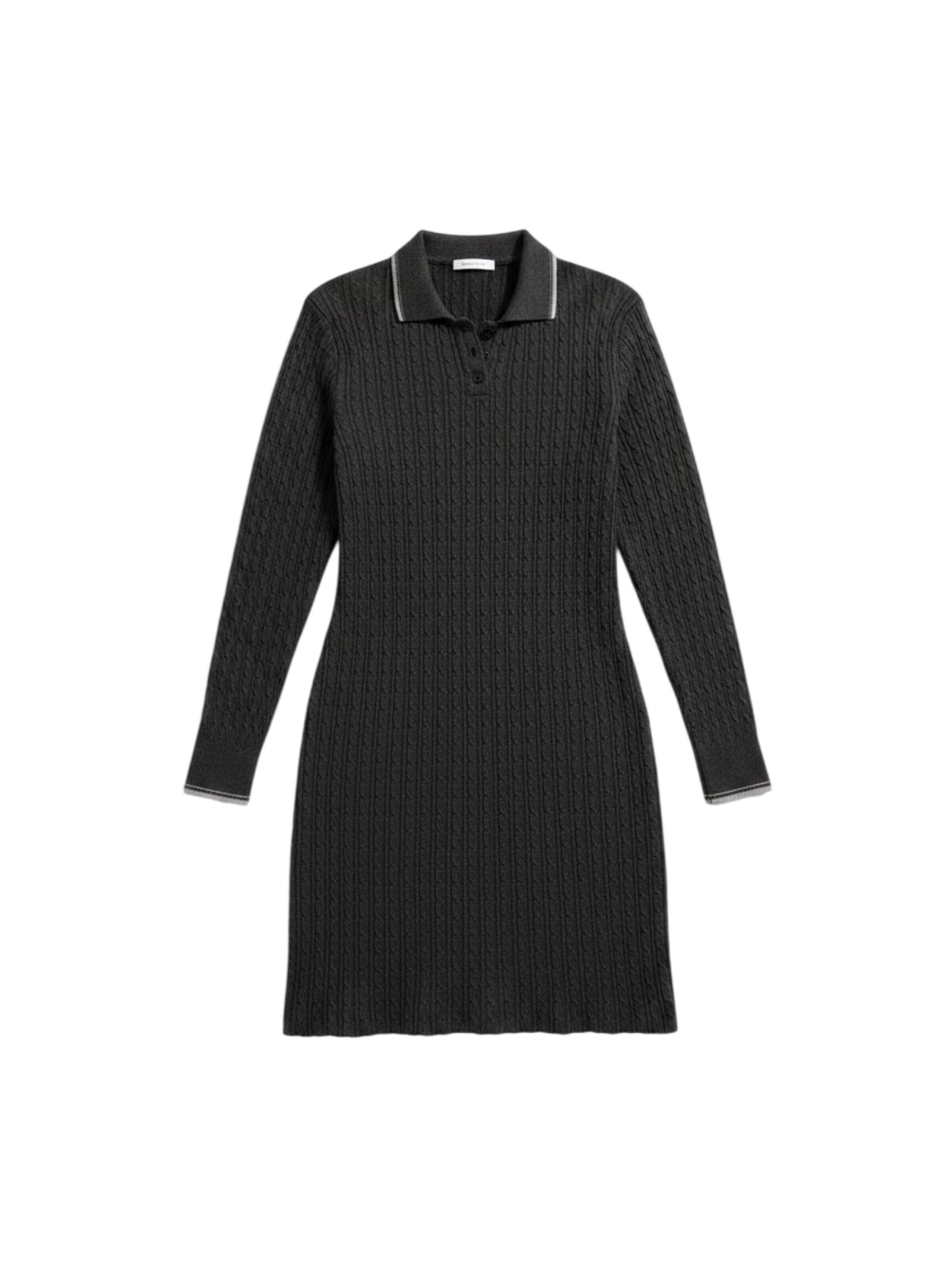 Kleidermafia Strickkleid‌‌ in Grau: Vorderseite