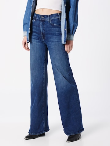 Regular Jeans 'THE HUSTLER ROLLER SNEAK' de la MOTHER pe albastru: față
