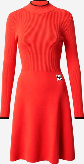 HUGO Kleid 'Sumerya' in rot / schwarz / weiß, Produktansicht