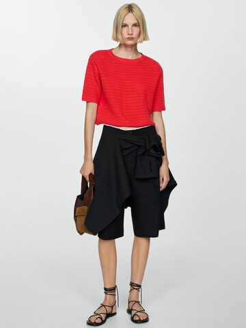 MANGO Pullover 'Sant' in Rot: Vorderseite
