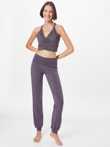 CURARE Yogawear - Regular Calças de desporto em cinzento