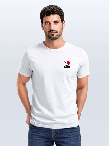 Neverless Shirt 'Japan Fuji' in White