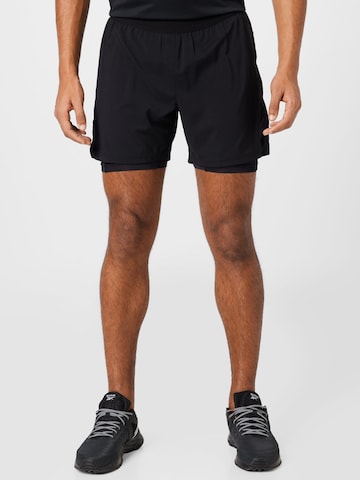 Regular Pantalon de sport Newline en noir : devant