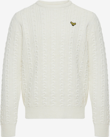 Pull-over 'Ely' Threadbare en blanc : devant