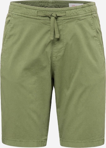 s.Oliver Pants in Green: front