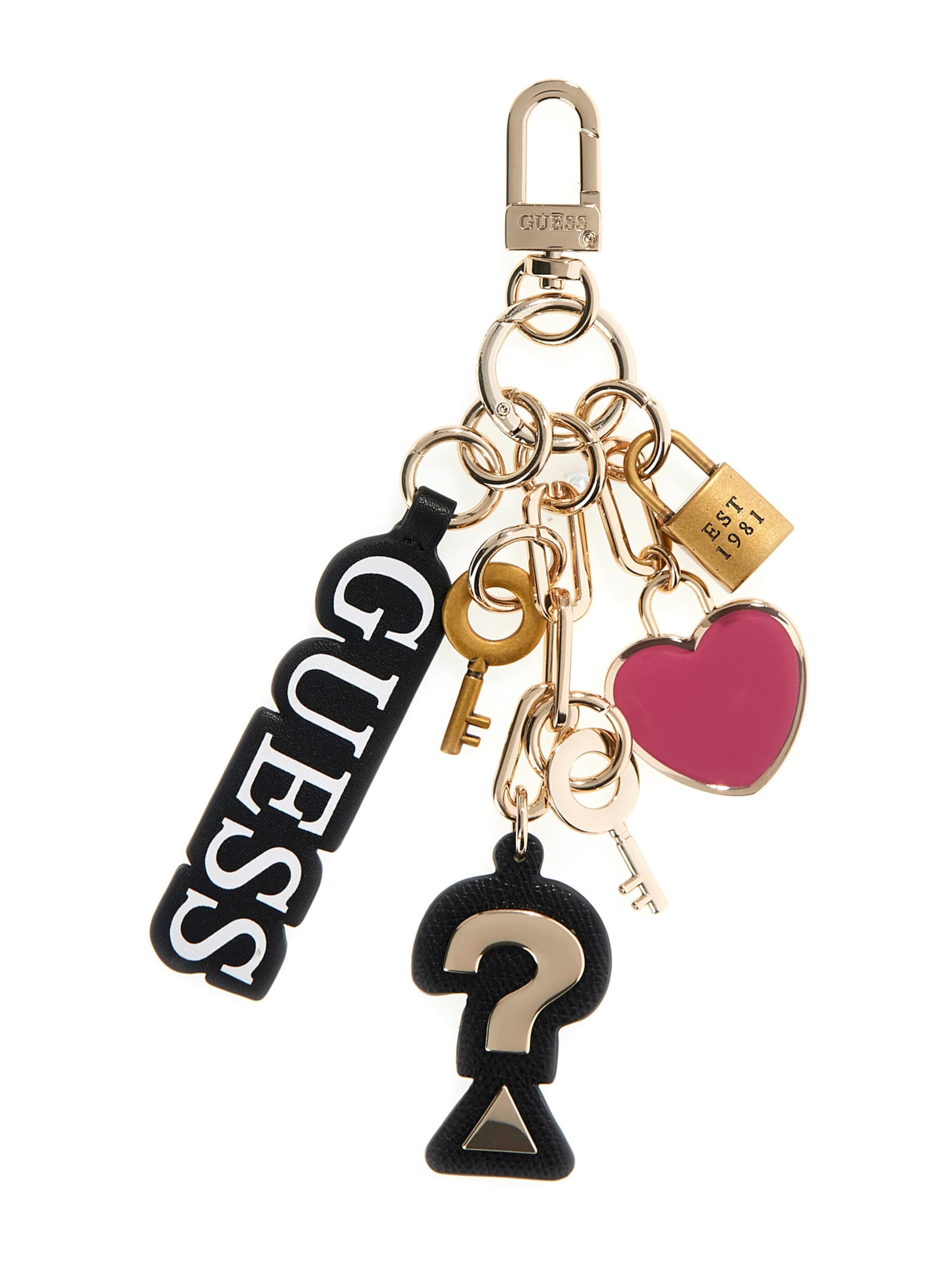GUESS Nyckelring i guld: framsida