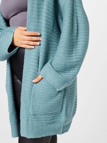 ABOUT YOU Curvy Knit cardigan 'Theodora' in Green