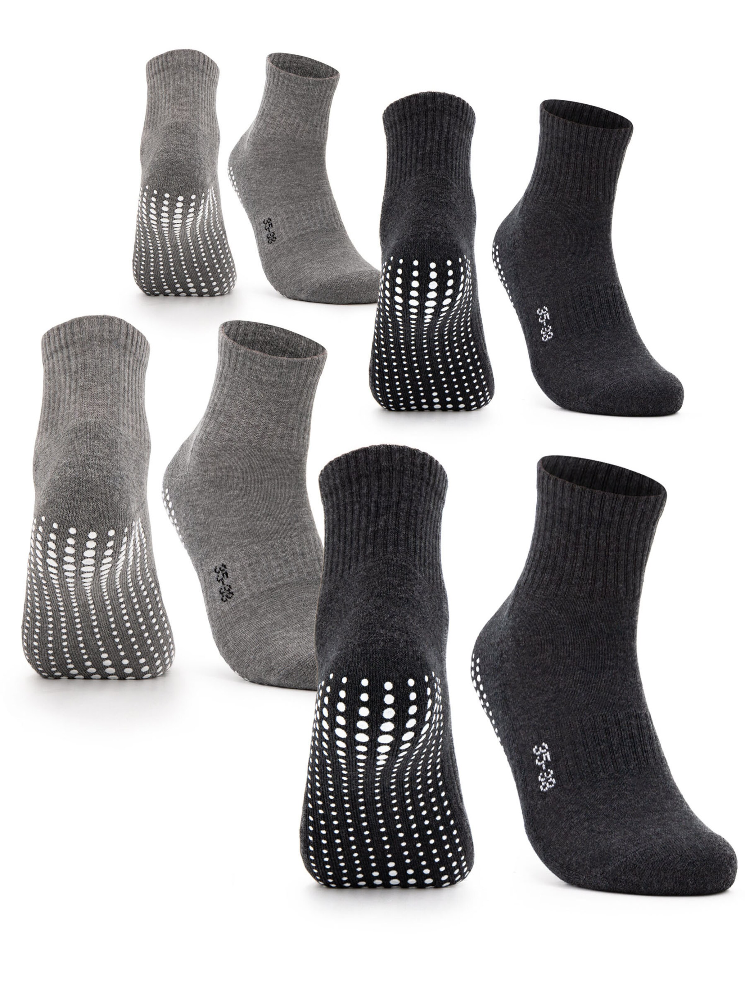 Occulto Athletic Socks 'Madeleine' in Grey: front