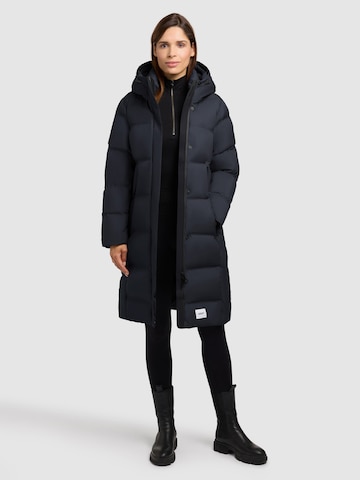 khujo Wintermantel 'Hayana' in Blauw