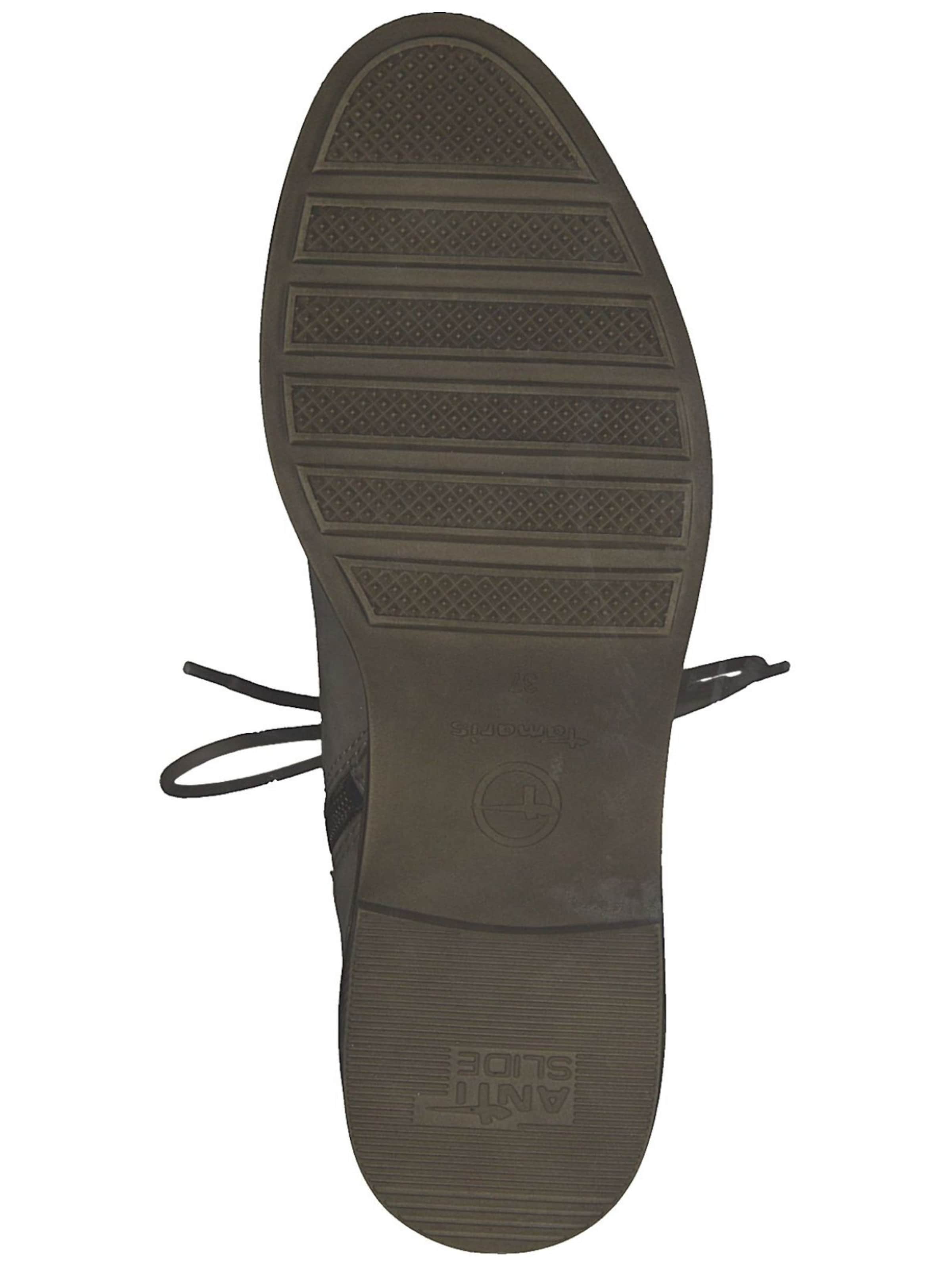 Tamaris Lace-up bootie in Grey