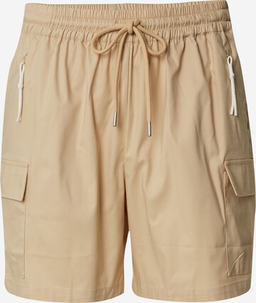 Pantalon cargo 'Marten' DAN FOX APPAREL en beige : devant