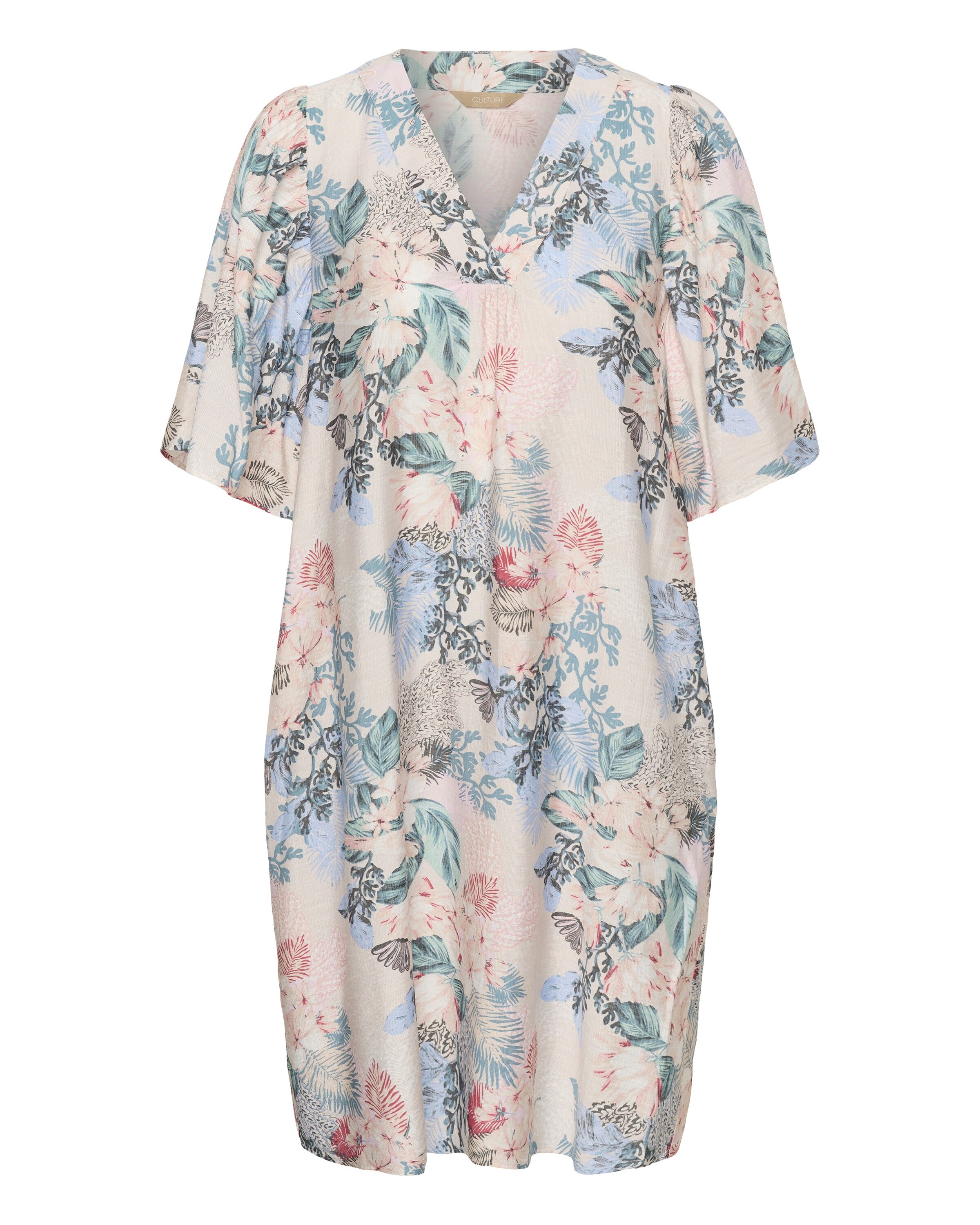 CULTURE Robe 'Lotus' en mélange de couleurs, Vue avec produit