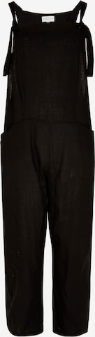 Apricot Loose fit Overalls in Black: front
