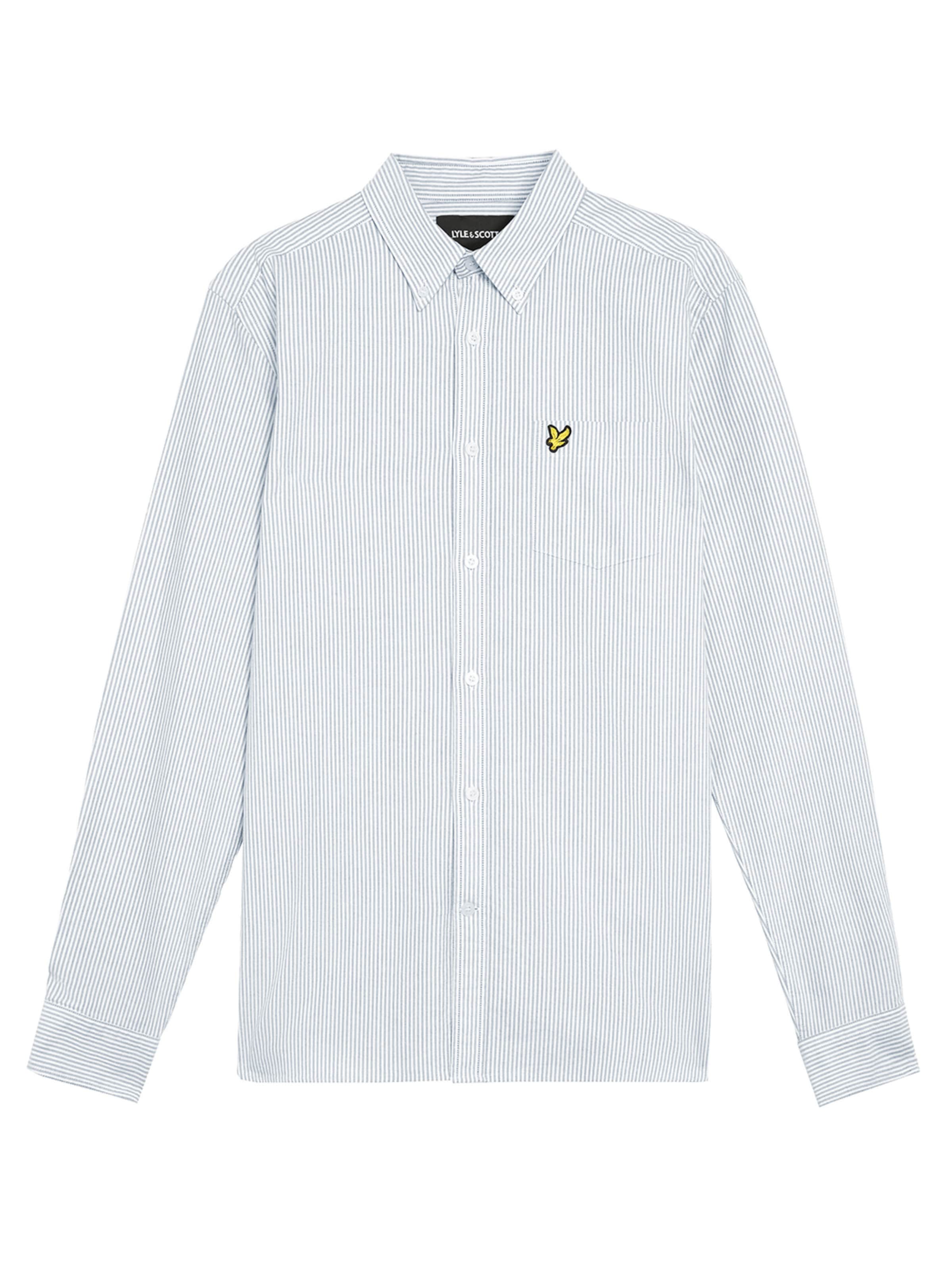 Lyle & Scott Button Up Shirt in Light blue / White, Item view