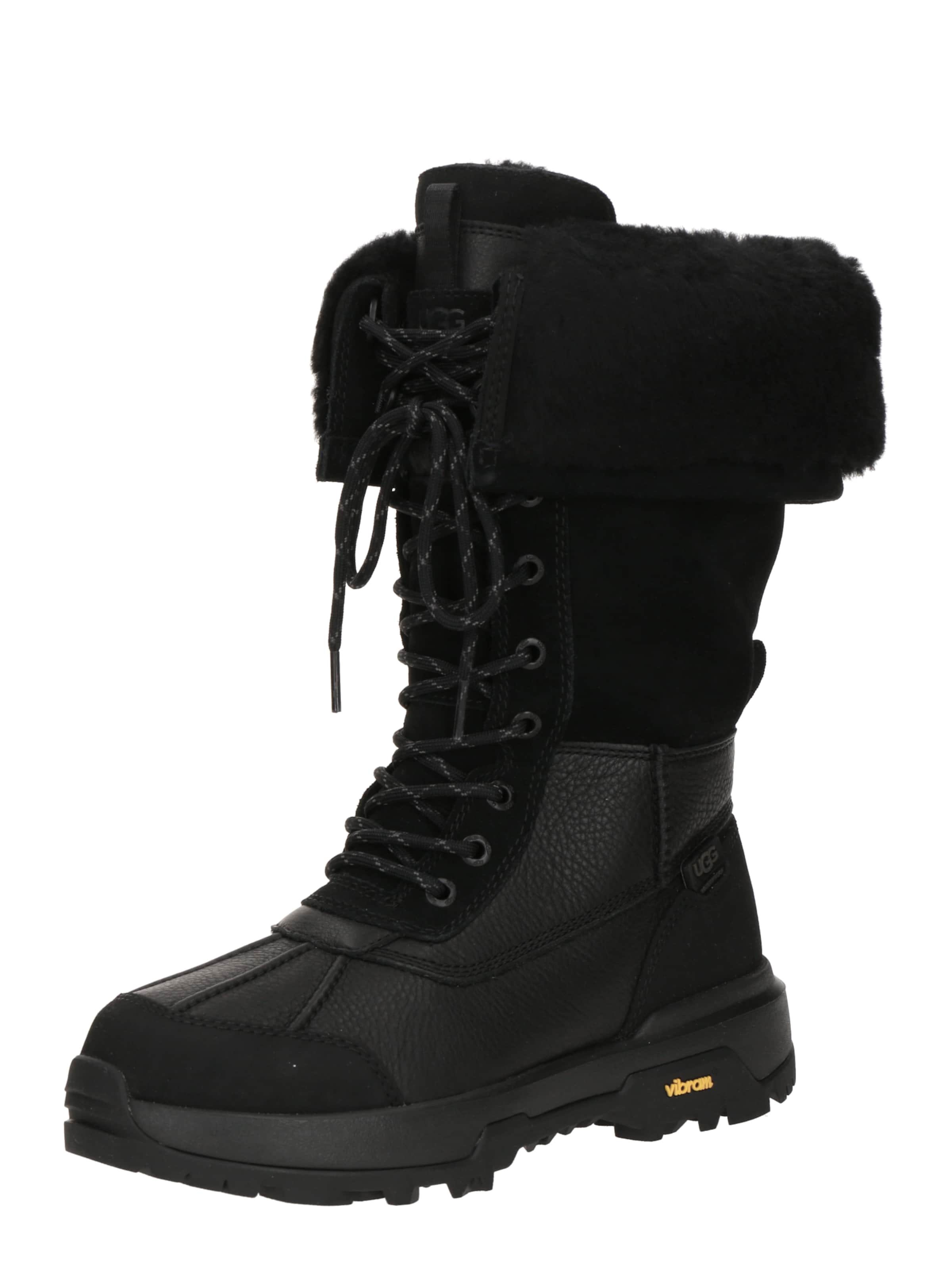 UGG Stövel med snörning 'Adirondack' i svart: framsida