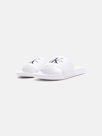 Calvin Klein Mules 'ESS' in White