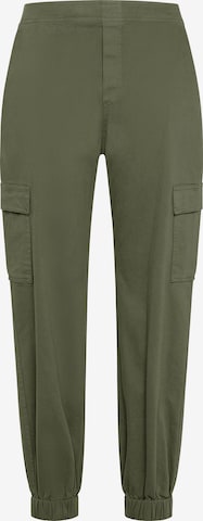DEHA Trousers in Green: front