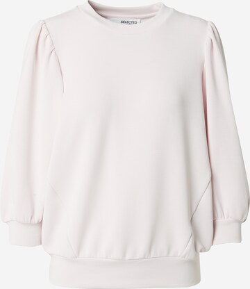 SELECTED FEMME Sweatshirt 'Tenny' in Roze: voorkant