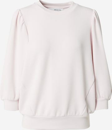 SELECTED FEMME - Sweatshirt 'Tenny' em rosa: frente