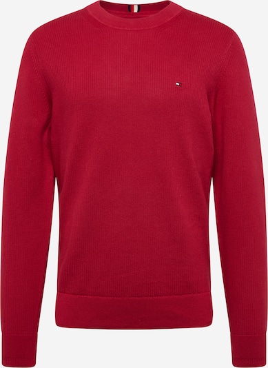 TOMMY HILFIGER Pullover in navy / rot / weiß, Produktansicht